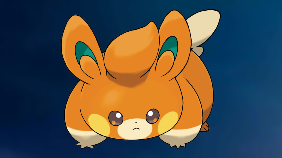 Pokémon Go Pawmi on Electric-type background.
